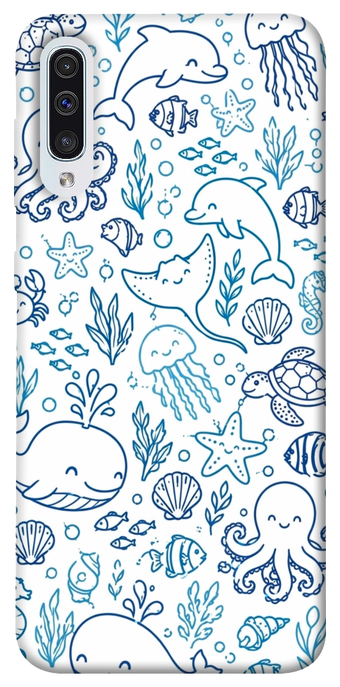 Чехол Sea pattern для Galaxy A50 (2019)