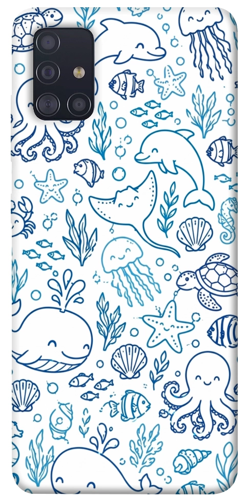 Чехол Sea pattern для Galaxy A51 (2020)