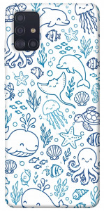Чехол Sea pattern для Galaxy A51 (2020)