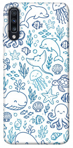 Чехол Sea pattern для Galaxy A70 (2019)