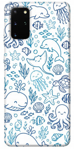 Чехол Sea pattern для Galaxy S20 Plus (2020)