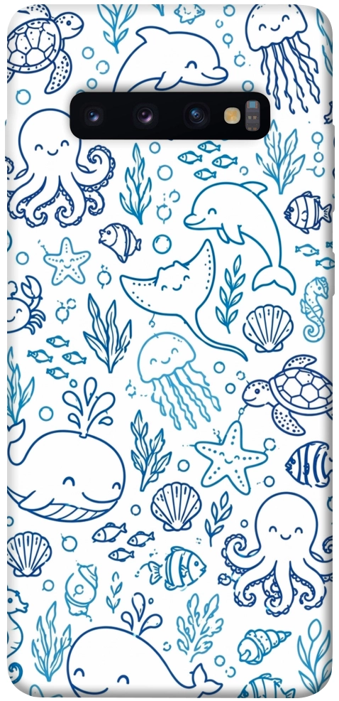 Чохол Sea pattern для Galaxy S10 Plus (2019)