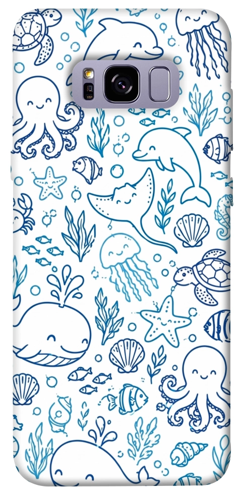 Чехол Sea pattern для Galaxy S8+