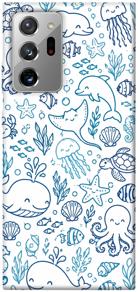 Чехол Sea pattern для Galaxy Note 20 Ultra