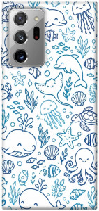 Чехол Sea pattern для Galaxy Note 20 Ultra