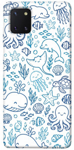 Чехол Sea pattern для Galaxy Note 10 Lite (2020)