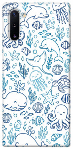 Чохол Sea pattern для Galaxy Note 10 (2019)
