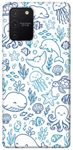 Чохол Sea pattern для Galaxy S10 Lite (2020)