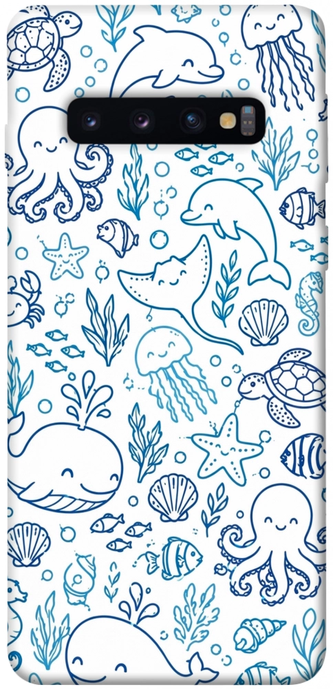 Чохол Sea pattern для Galaxy S10 (2019)