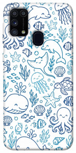 Чехол Sea pattern для Galaxy M31 (2020)