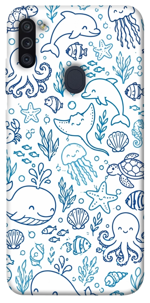 Чохол Sea pattern для Galaxy M11 (2020)