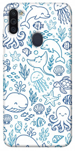 Чехол Sea pattern для Galaxy M11 (2020)