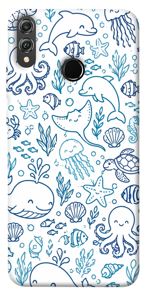 Чохол Sea pattern для Huawei Honor 8X