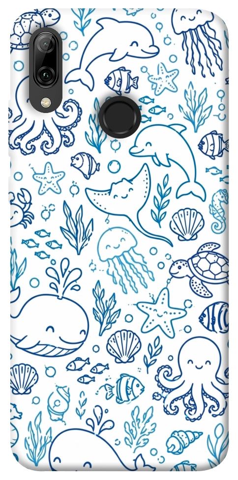 Чохол Sea pattern для Huawei P Smart (2019)