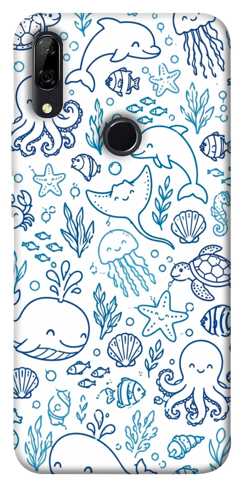 Чехол Sea pattern для Huawei P Smart Z