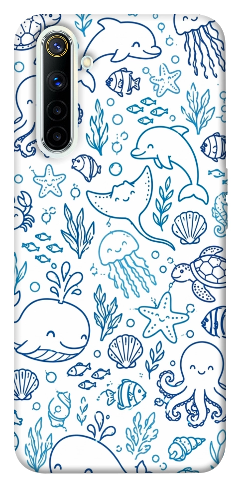 Чехол Sea pattern для Realme 6