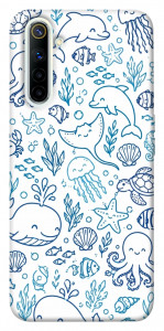 Чехол Sea pattern для Realme 6