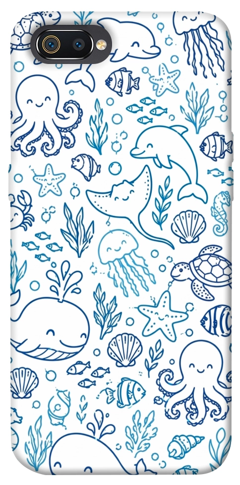 Чехол Sea pattern для Realme C2