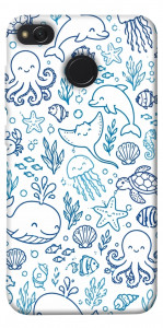 Чехол Sea pattern для Xiaomi Redmi 4X