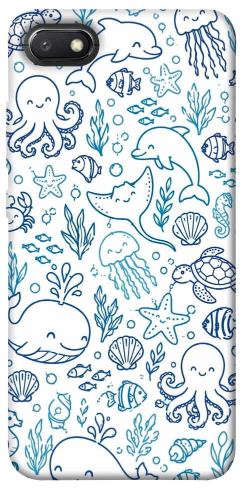 Чехол Sea pattern для Xiaomi Redmi 6A
