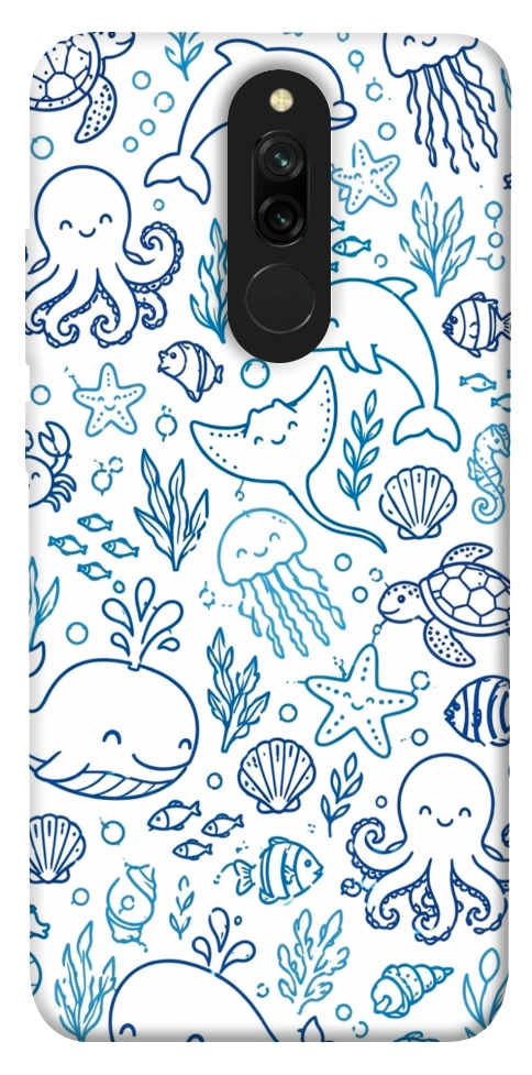 Чохол Sea pattern для Xiaomi Redmi 8