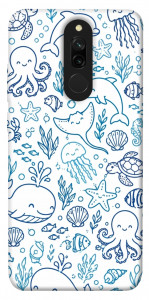 Чехол Sea pattern для Xiaomi Redmi 8