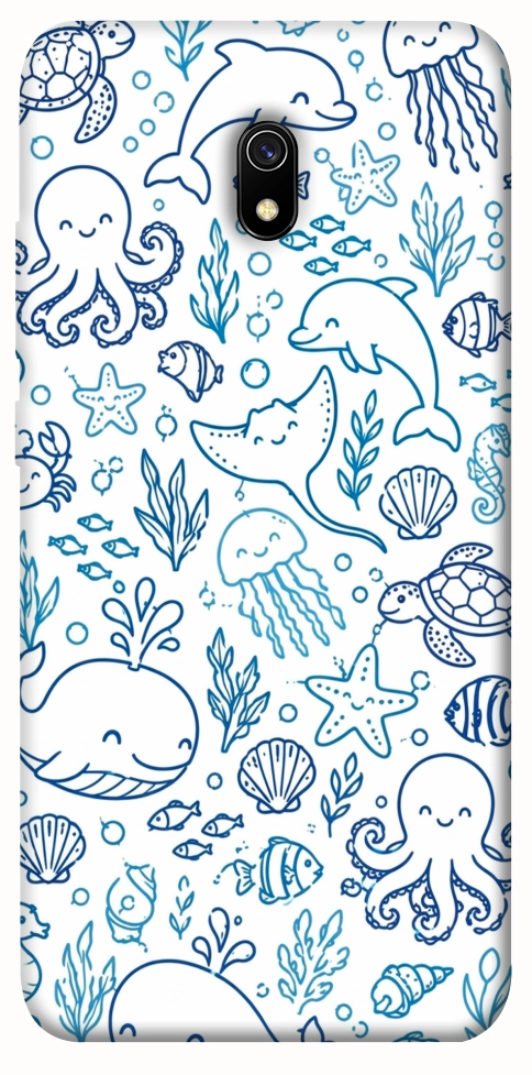 Чохол Sea pattern для Xiaomi Redmi 8a