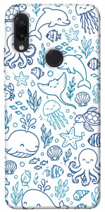 Чохол Sea pattern для Xiaomi Redmi Note 7 Pro