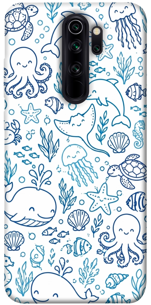 Чехол Sea pattern для Xiaomi Redmi Note 8 Pro