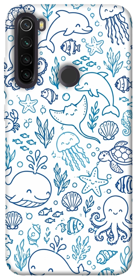 Чехол Sea pattern для Xiaomi Redmi Note 8T