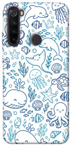 Чехол Sea pattern для Xiaomi Redmi Note 8T