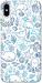 Чехол Sea pattern для iPhone XS