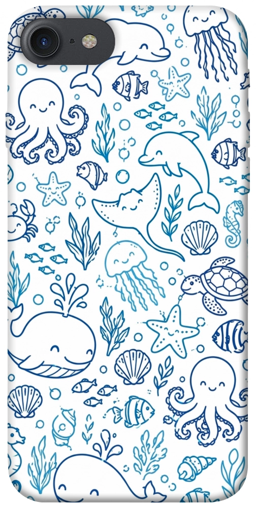 Чохол Sea pattern для iPhone 8