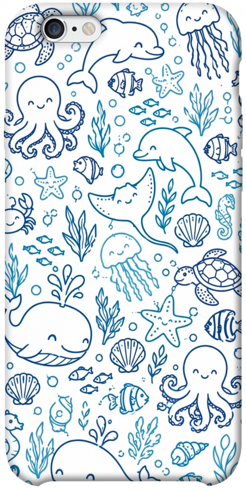 Чохол Sea pattern для iPhone 6S Plus