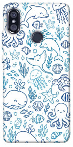 Чохол Sea pattern для Xiaomi Redmi Note 5 Pro