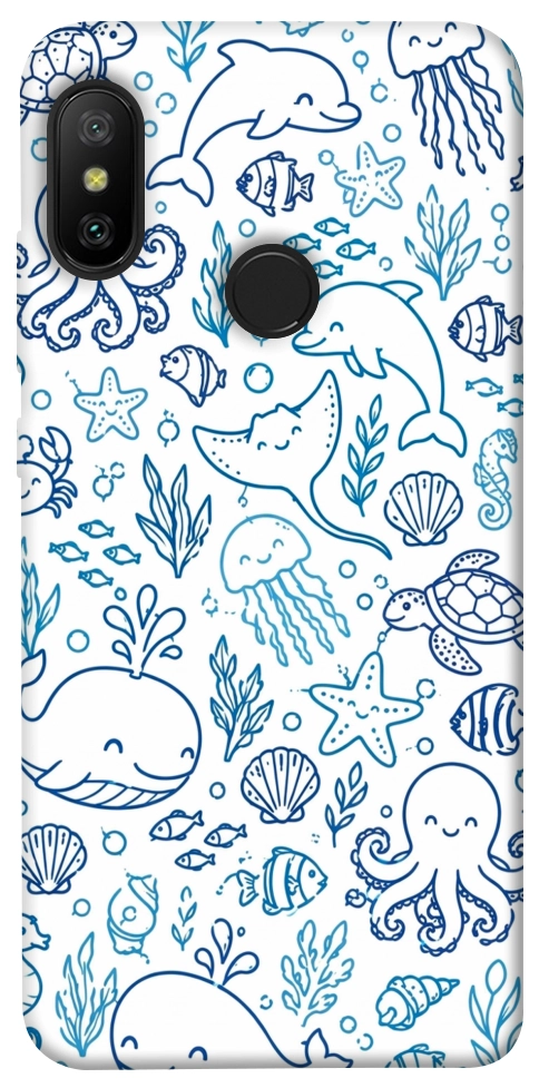 Чохол Sea pattern для Xiaomi Redmi 6 Pro