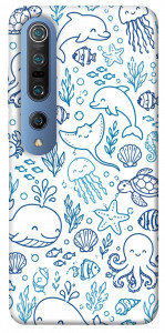 Чехол Sea pattern для Xiaomi Mi 10 Pro