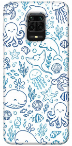 Чохол Sea pattern для Xiaomi Redmi Note 9S