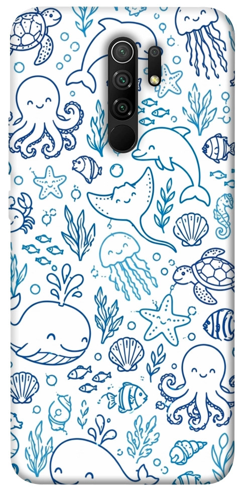 Чехол Sea pattern для Xiaomi Redmi 9