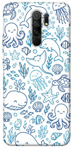 Чехол Sea pattern для Xiaomi Redmi 9