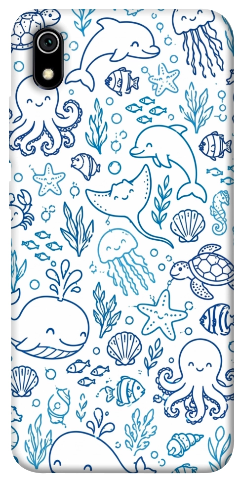 Чехол Sea pattern для Xiaomi Redmi 7A