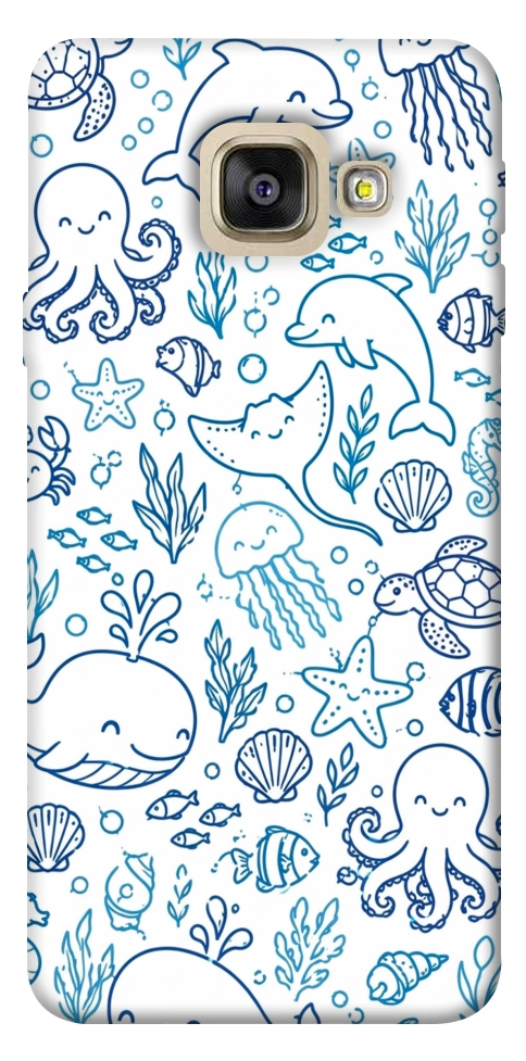 Чехол Sea pattern для Galaxy A5 (2017)