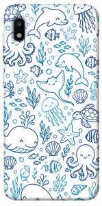 Чехол Sea pattern для Galaxy A10 (A105F)