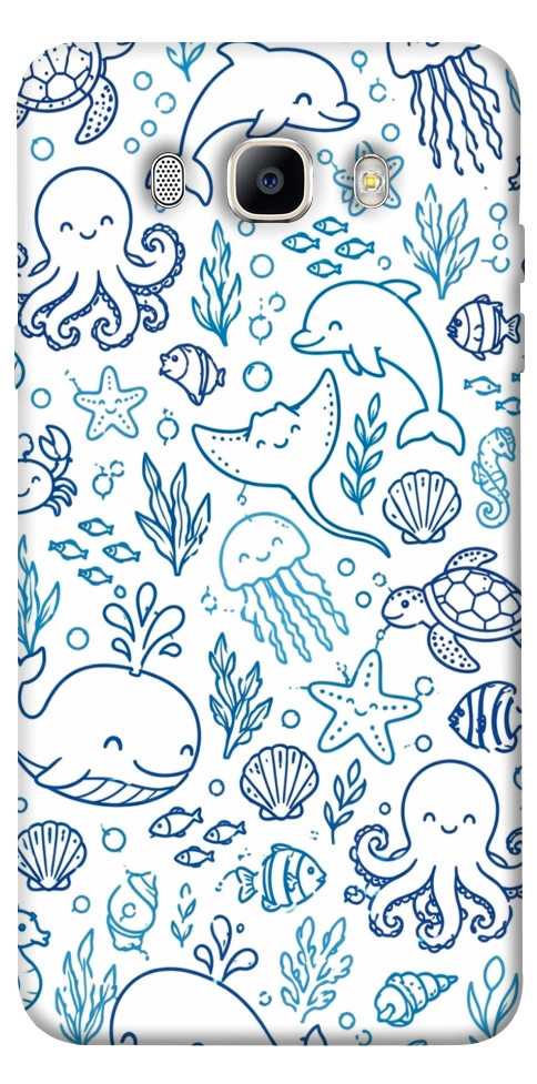 Чехол Sea pattern для Galaxy J5 (2016)