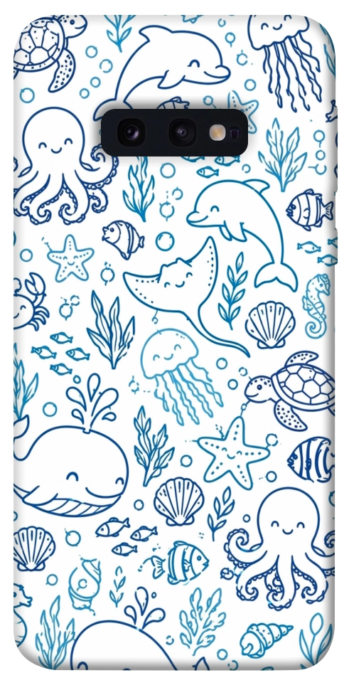 Чохол Sea pattern для Galaxy S10e