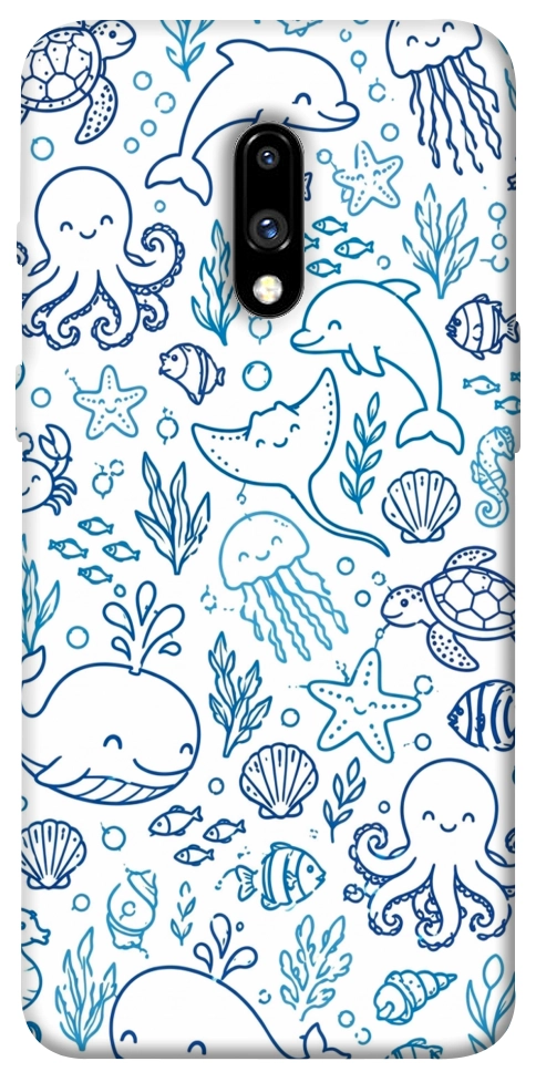 Чехол Sea pattern для OnePlus 7