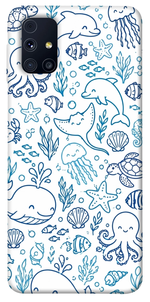 Чехол Sea pattern для Galaxy M31s