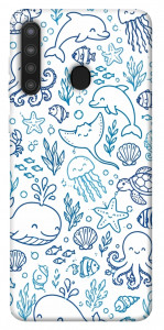 Чехол Sea pattern для Galaxy A21
