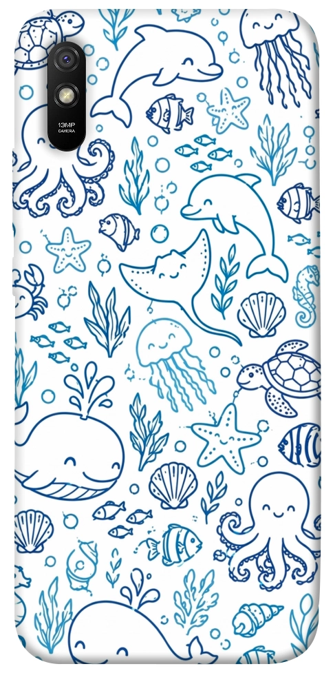 Чохол Sea pattern для Xiaomi Redmi 9A