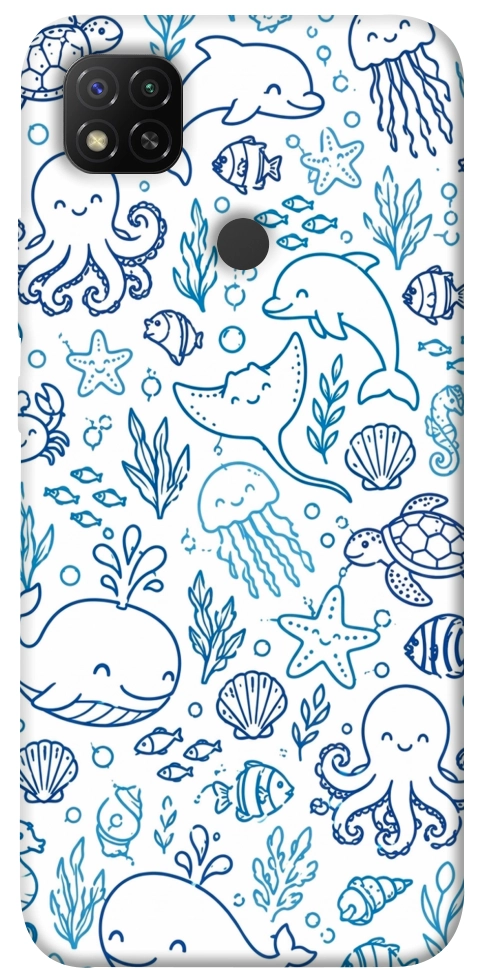 Чохол Sea pattern для Xiaomi Redmi 9C